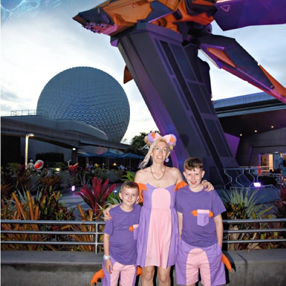 New York Couture *One of a Kind* FIGMENT Inspired Mouse Ears Tie Headband - Picture 6 of 7